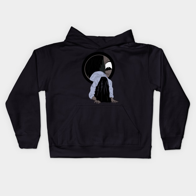 Sadako's Fury Kids Hoodie by pinxtizzle